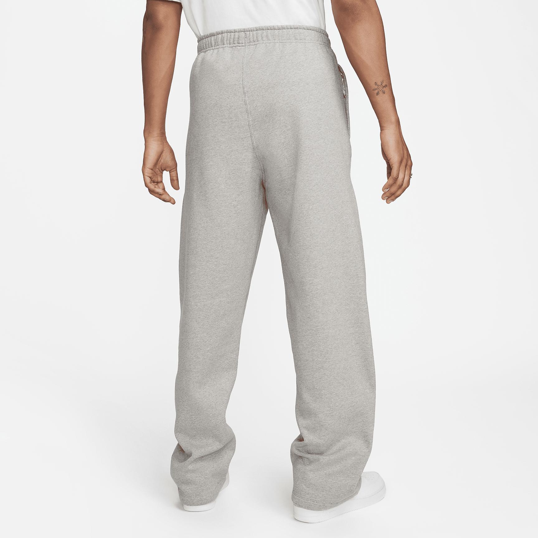 Nike Solo Swoosh Men's Open-Hem Fleece Pants Product Image