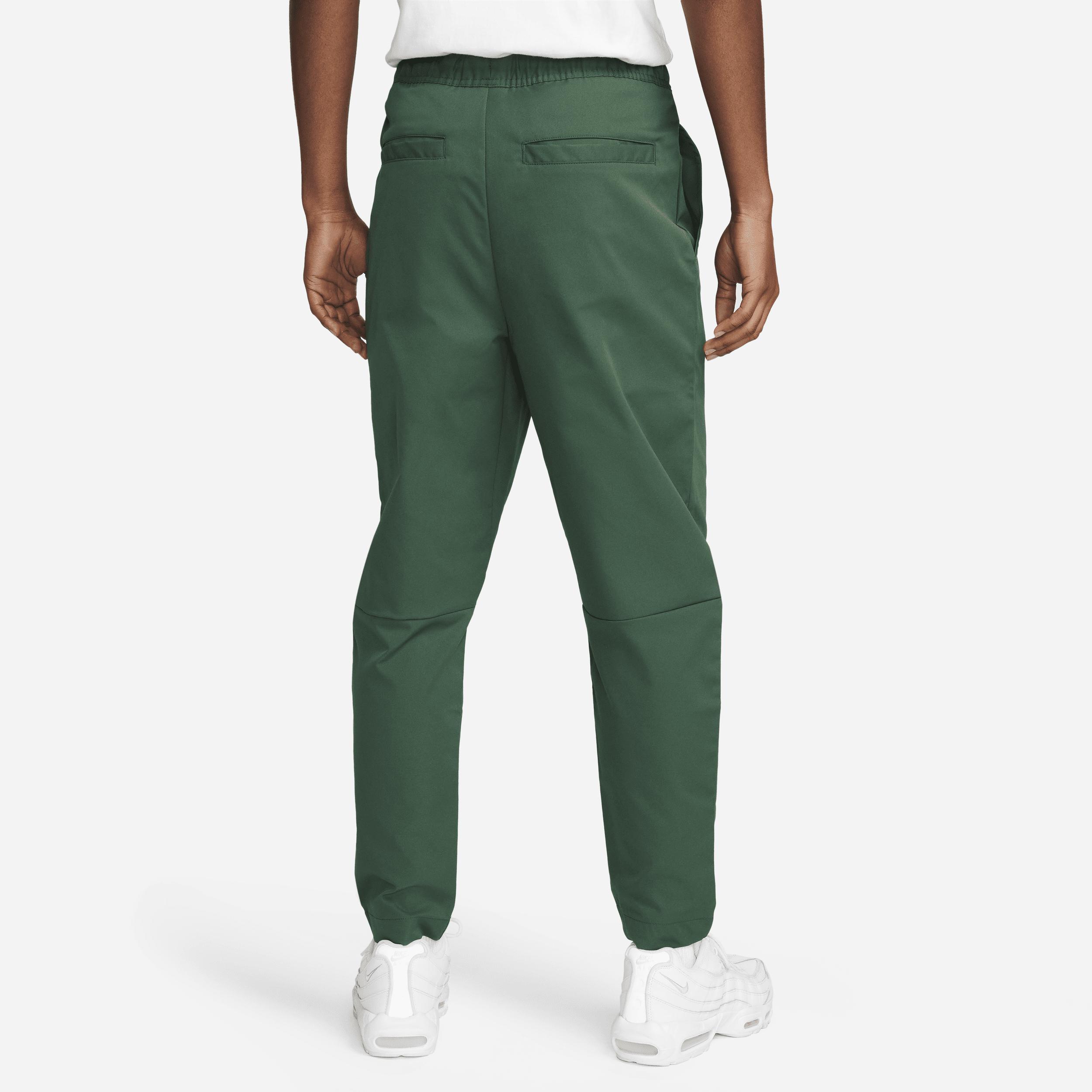 Nike Mens Woven Taper Leg Pants - Fir/White Product Image