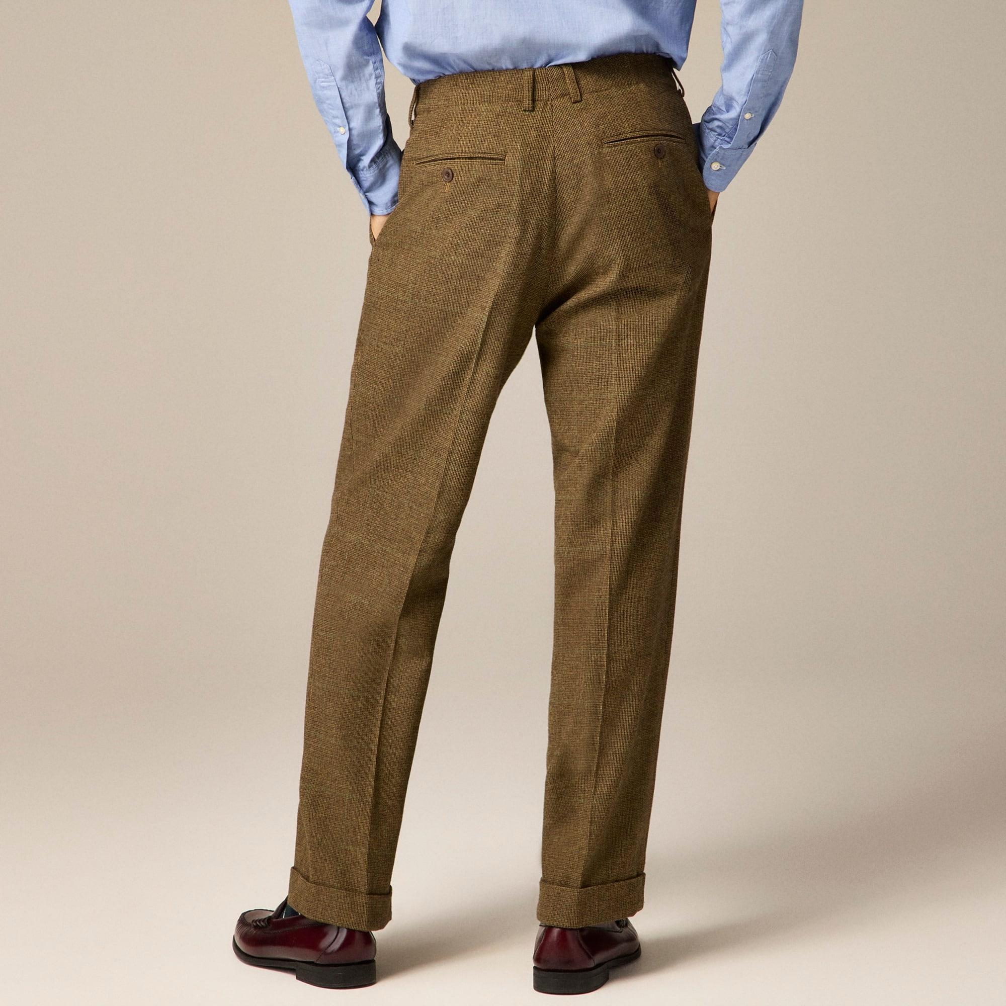 Kenmare Relaxed-fit suit pant in merino wool Product Image