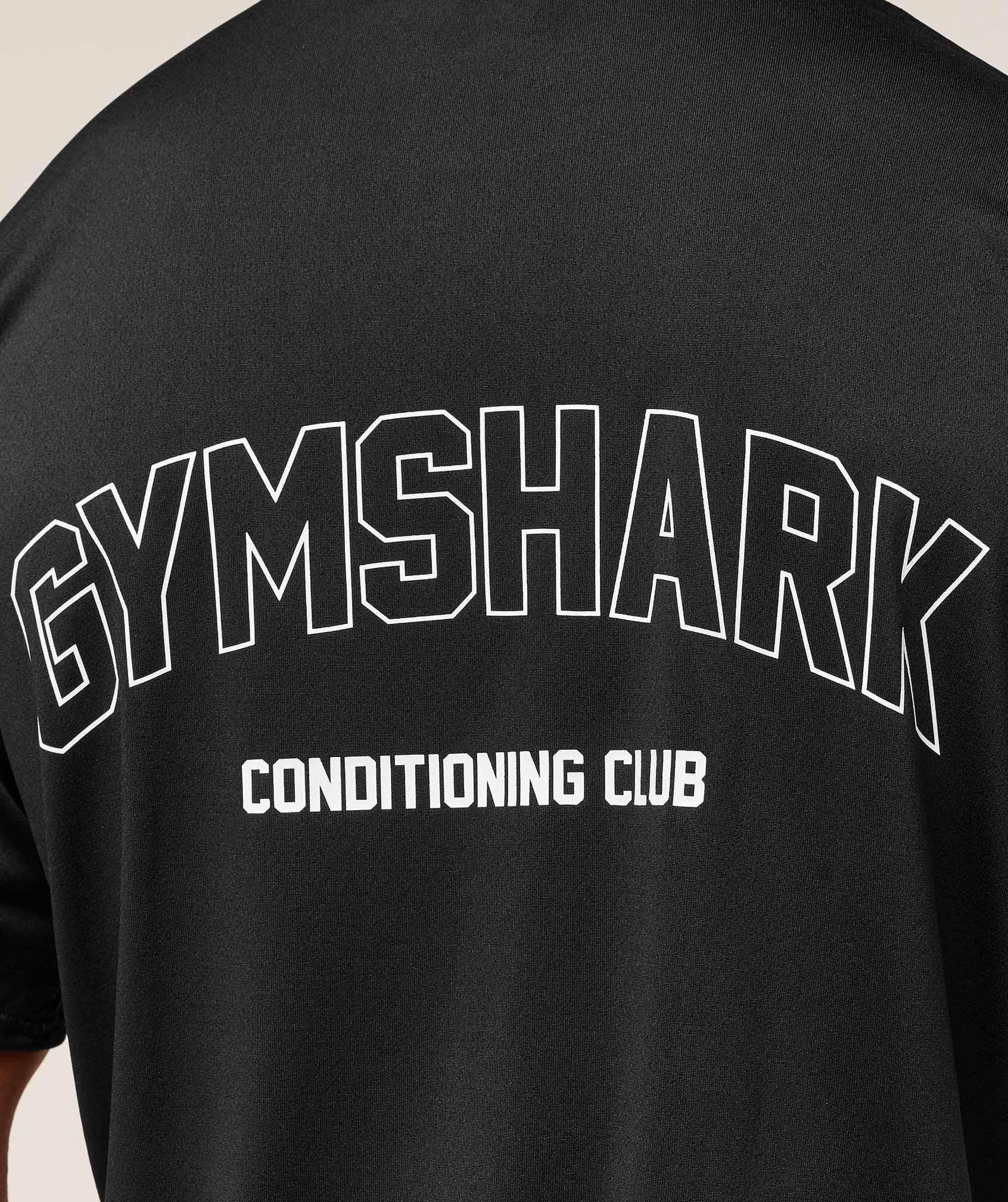Gymshark Hybrid Athlete T-Shirt - Black Male Product Image