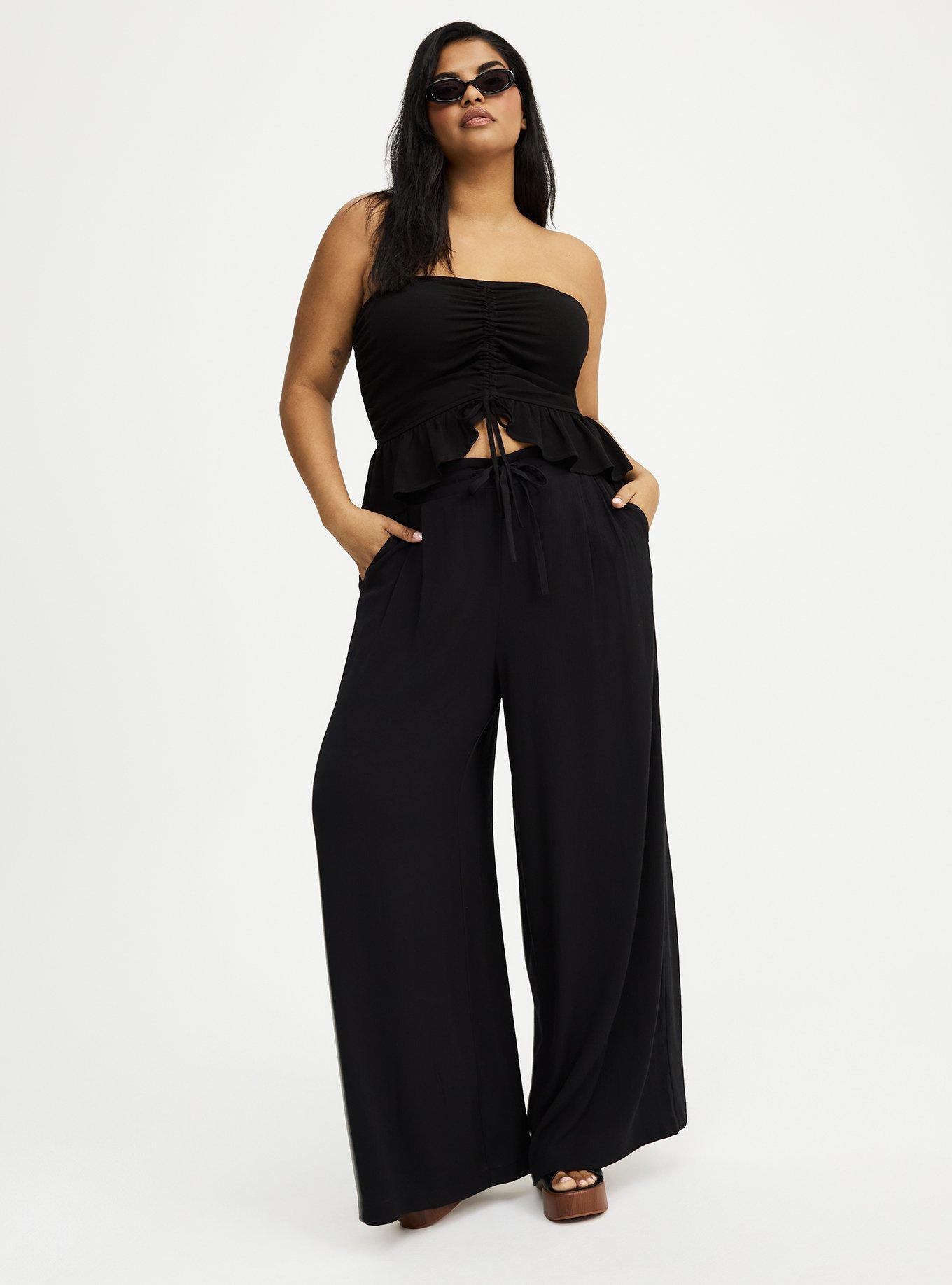 Pull-On Wide Leg Pant Product Image