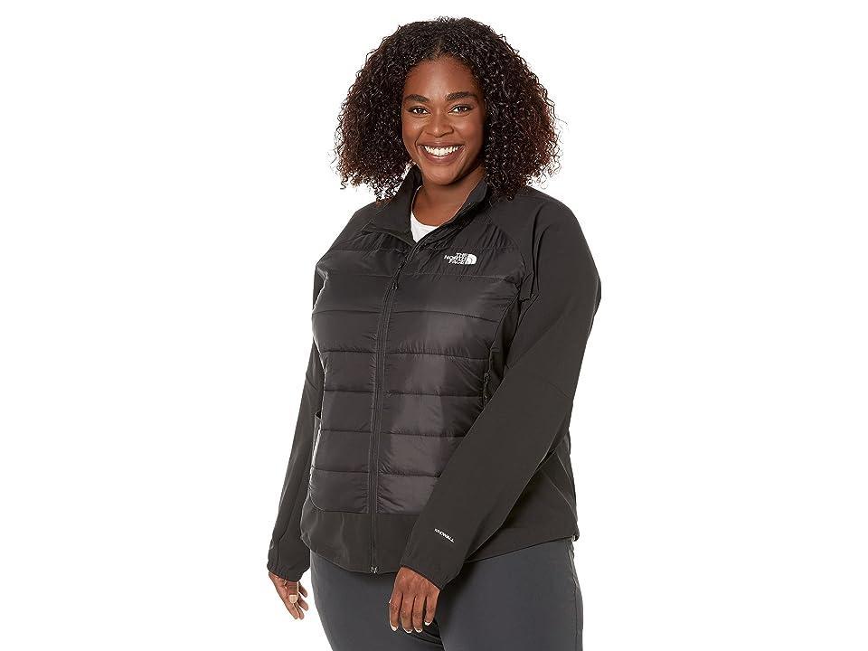 The North Face Plus Size Shelter Cove Hybrid Jacket (TNF ) Women's Clothing Product Image