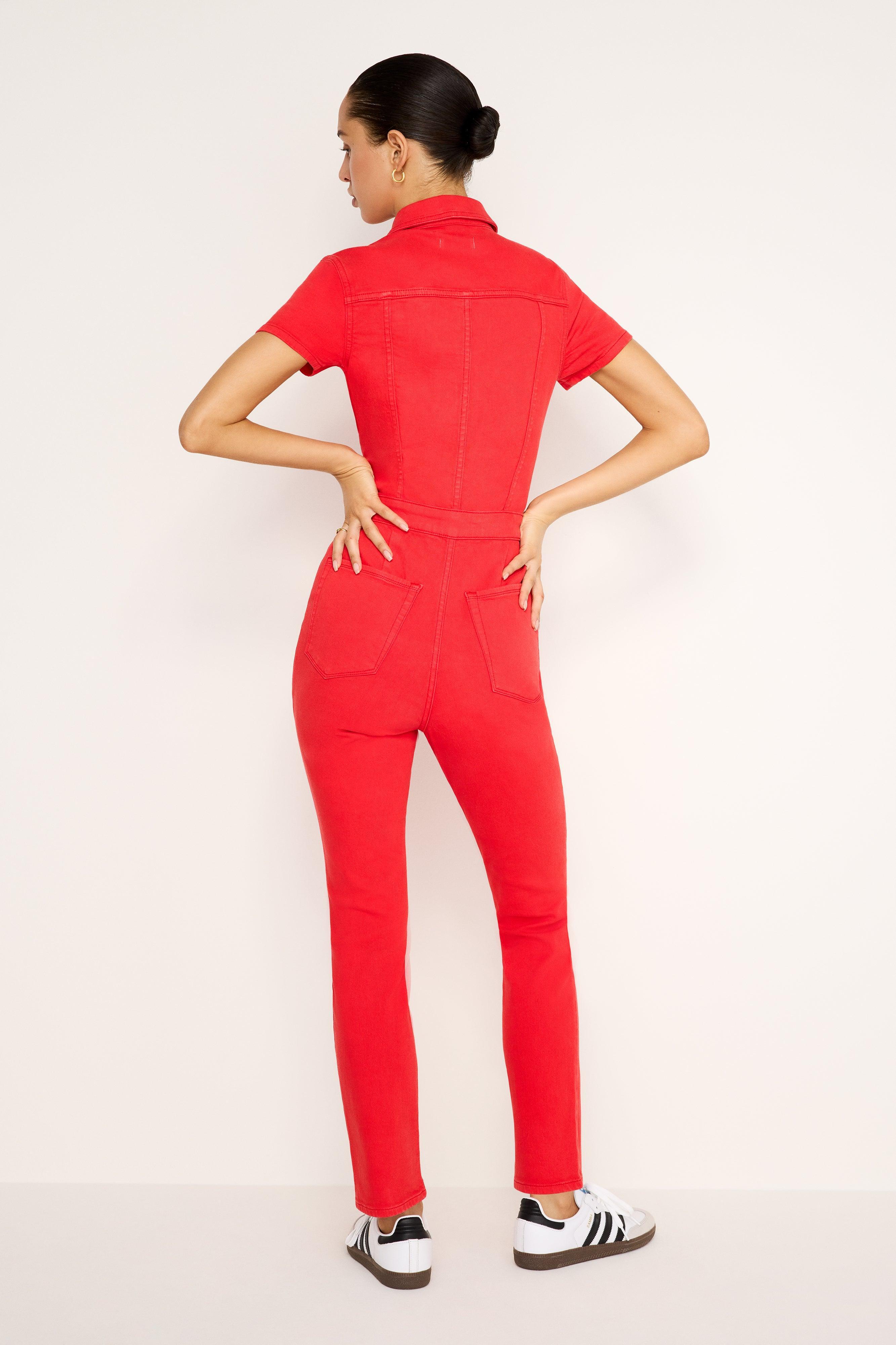 FIT FOR SUCCESS LIGHT COMPRESSION JUMPSUIT | GRENADINE003 Product Image