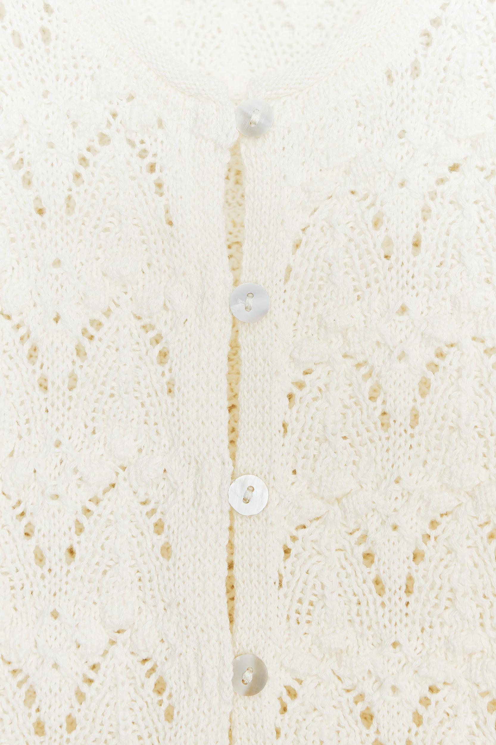 ROMANTIC COMBINATION KNIT TOP Product Image