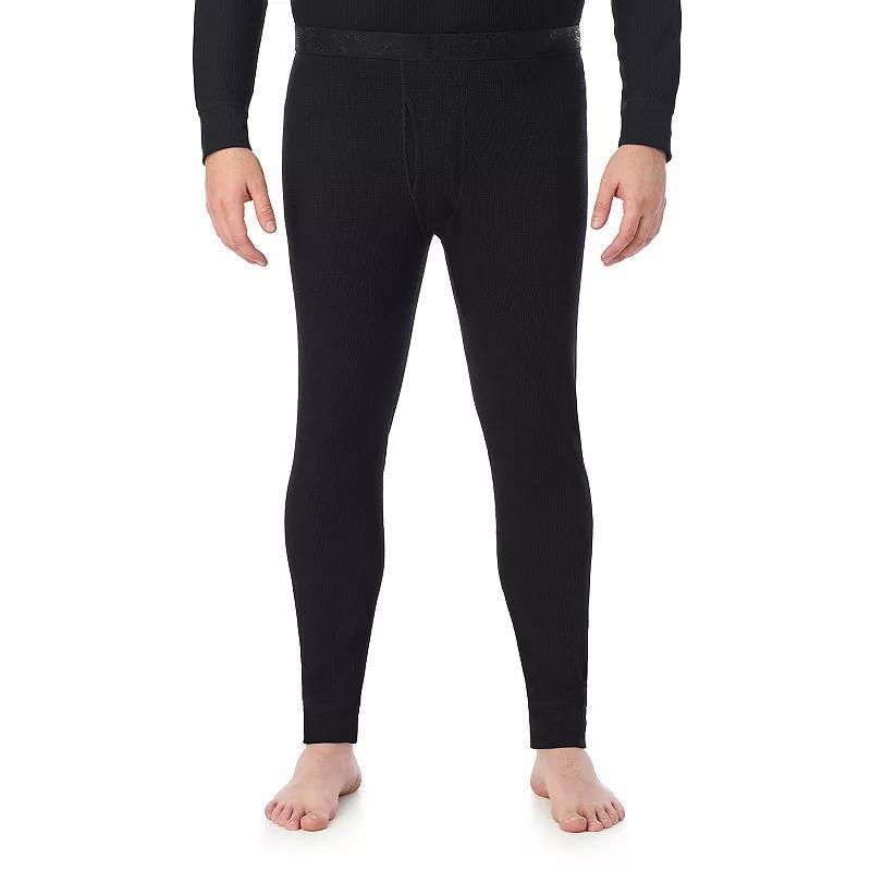 Big & Tall Cuddl Duds Midweight Waffle Thermal Performance Base Layer Pant, Mens Grey Heather Product Image