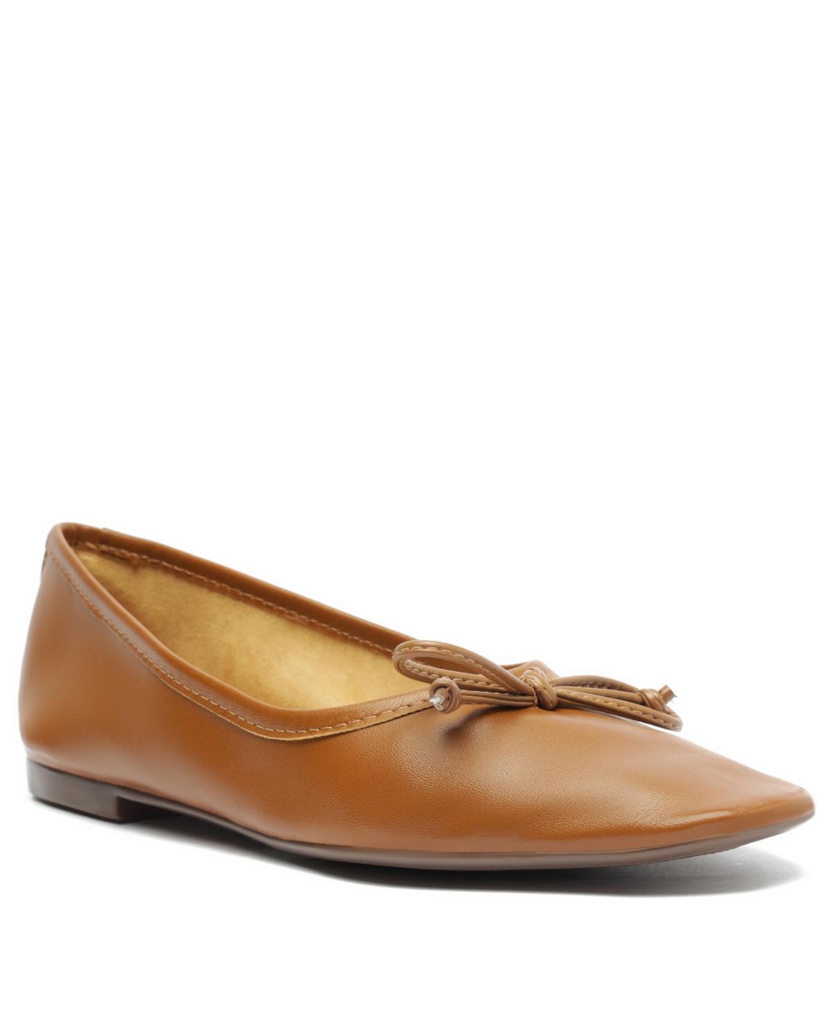 Schutz Arissa Flats Tan/Honey Beige 10.5 Product Image