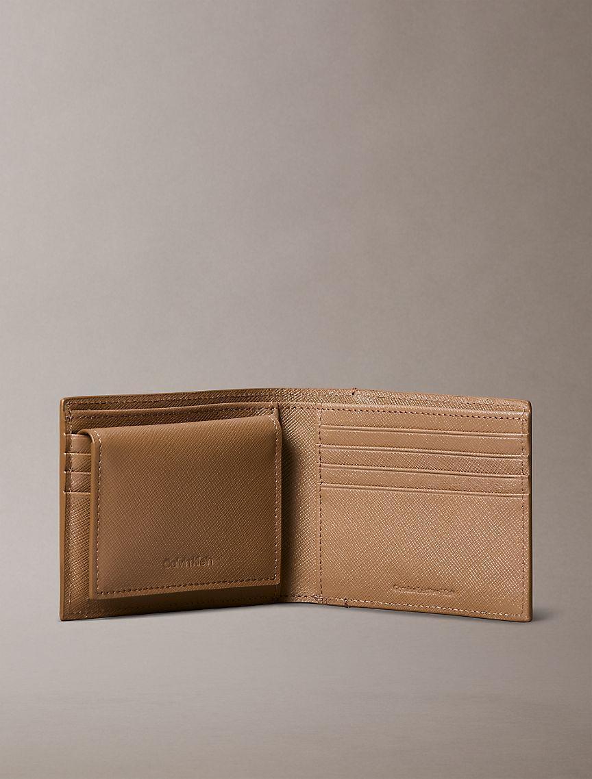 Saffiano Leather Card Case Bifold Wallet Product Image