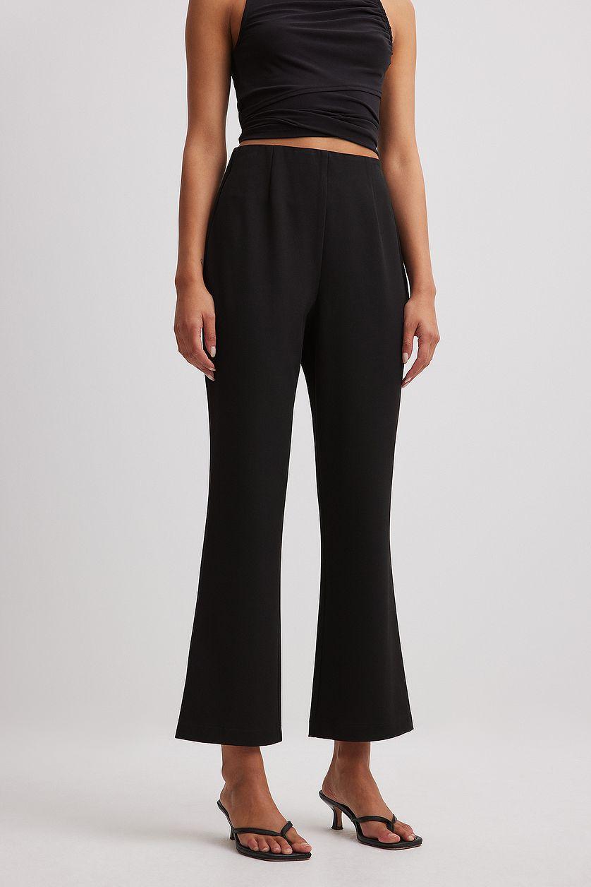High Waist Kick Flared Pants Product Image