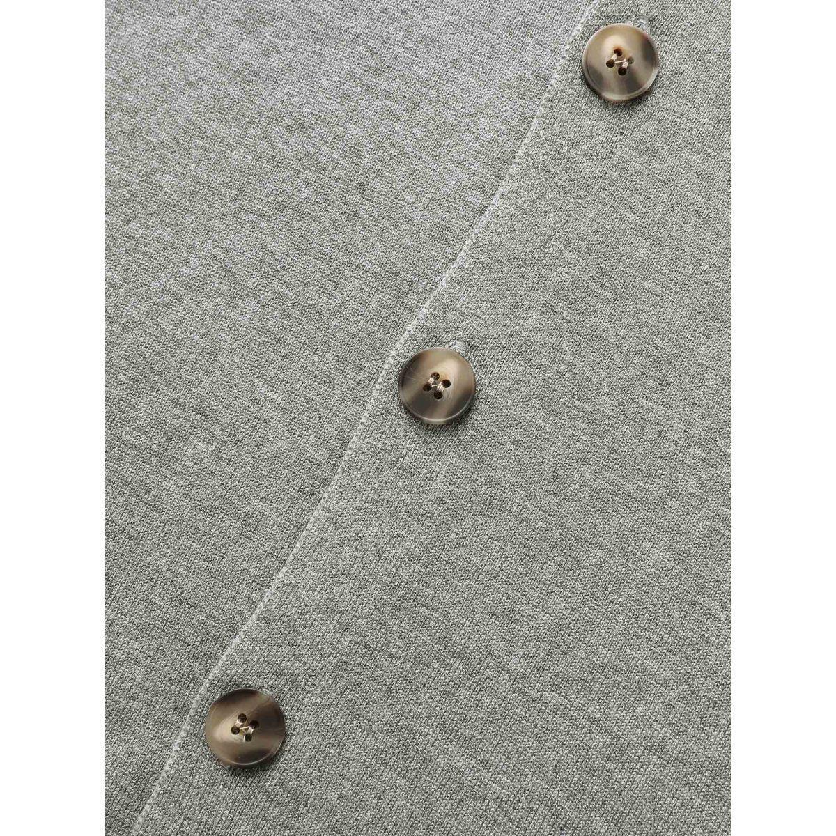 Plus Size Supersoft Essentials Plain Kimono Collar Cardigan Mediumgray Women Basics Loose Long Sleeve Everyday Cardigans BloomChic 26/4X Product Image