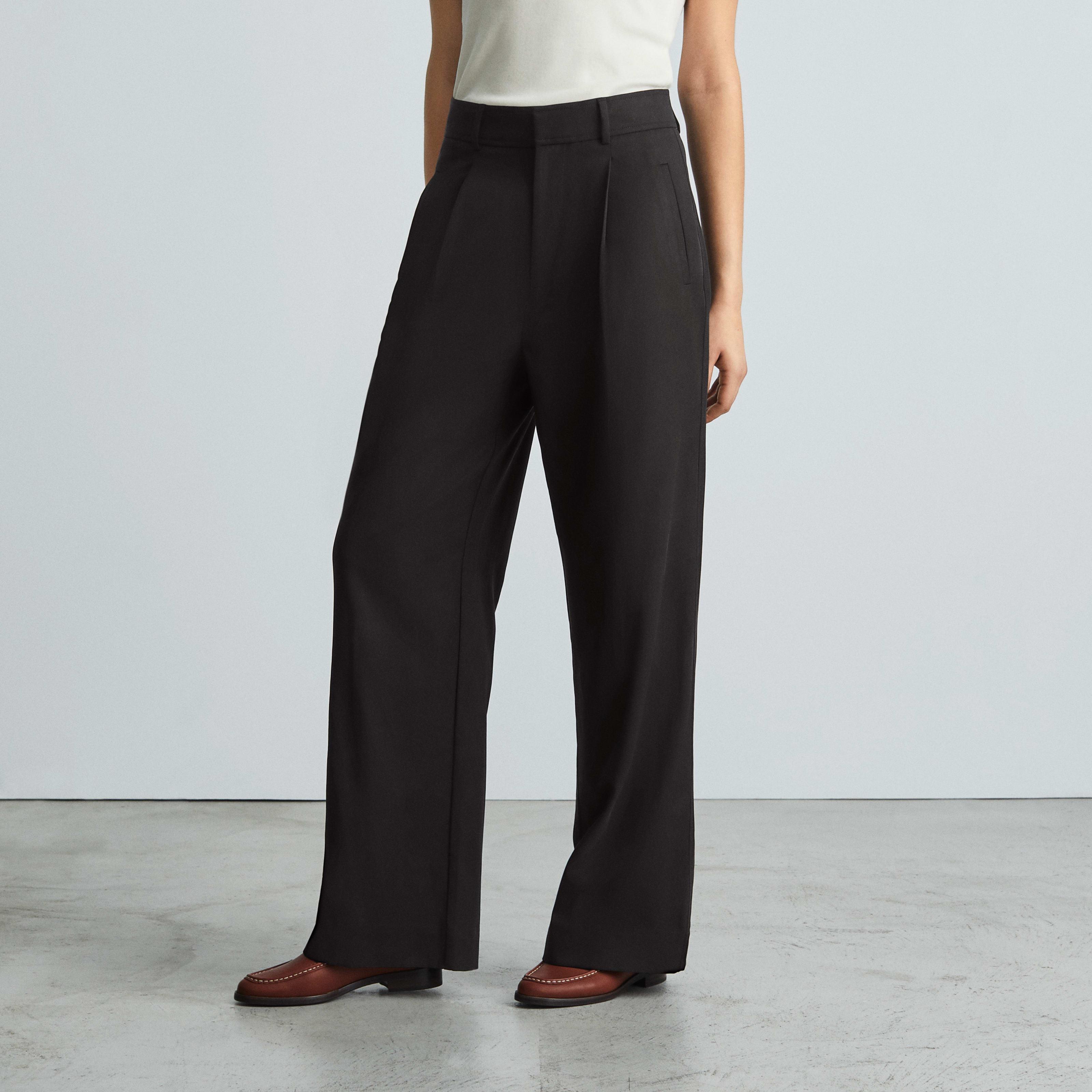 Womens Draper Pleated Pant in Buttersmooth by Everlane Product Image