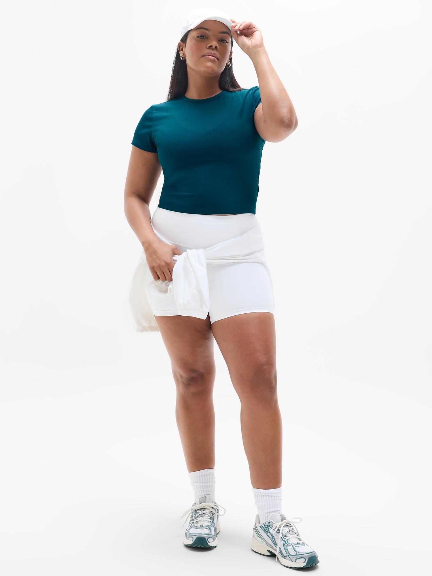 Signature Rib Crop Tee Product Image