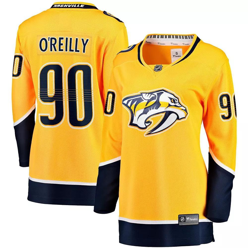 Women's Fanatics Branded Ryan O'Reilly Gold Nashville Predators Home Premier Breakaway Player Jersey,  Product Image