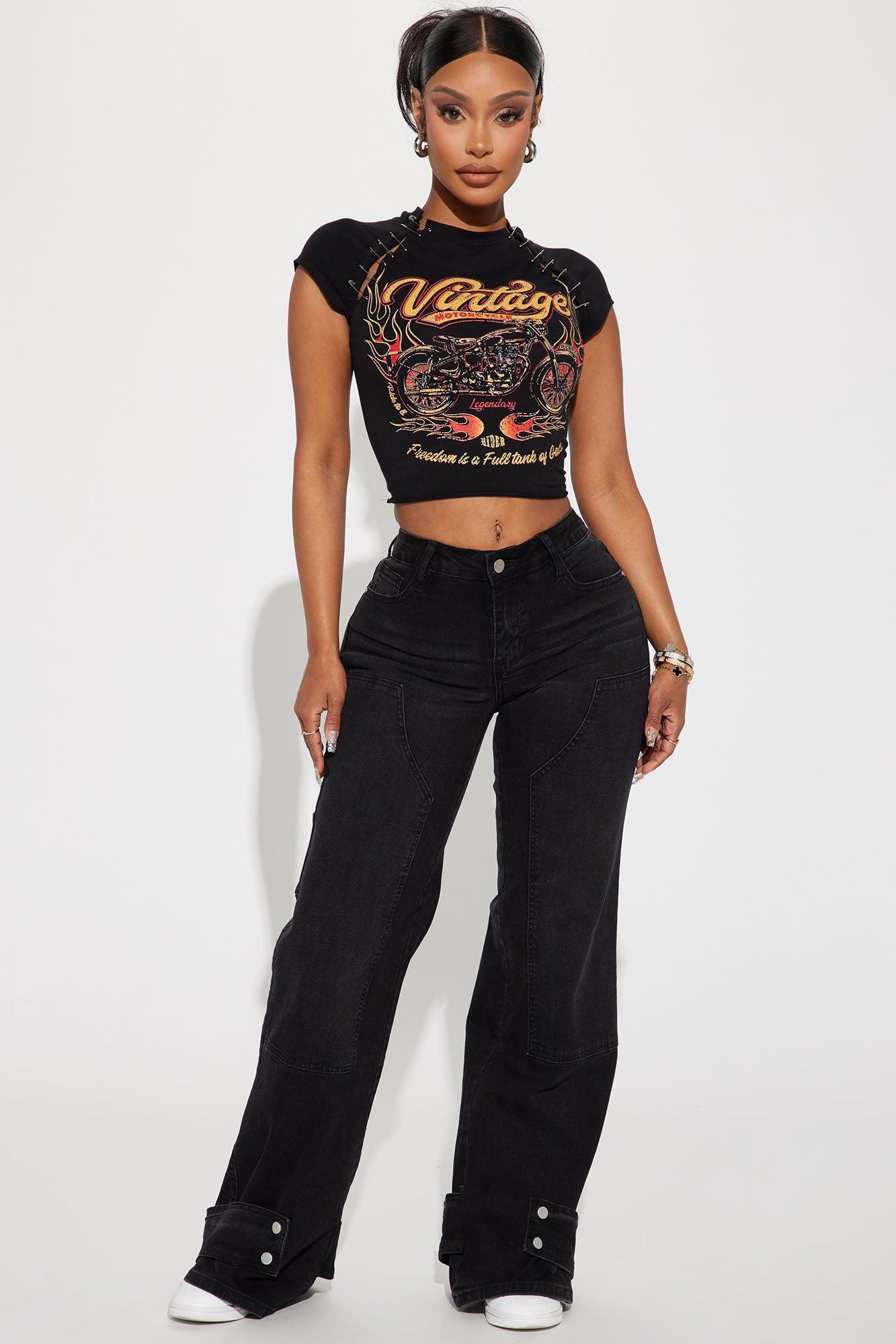 Vintage Rock Hardware Tee - Black Product Image