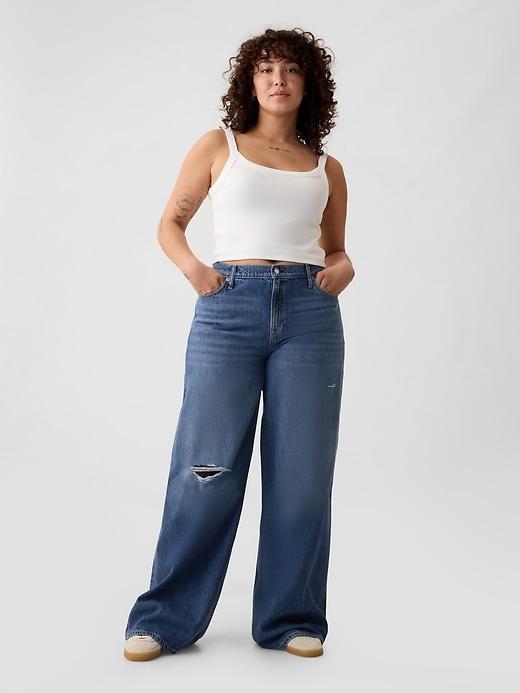 Mid Rise UltraSoft Baggy Jeans Product Image