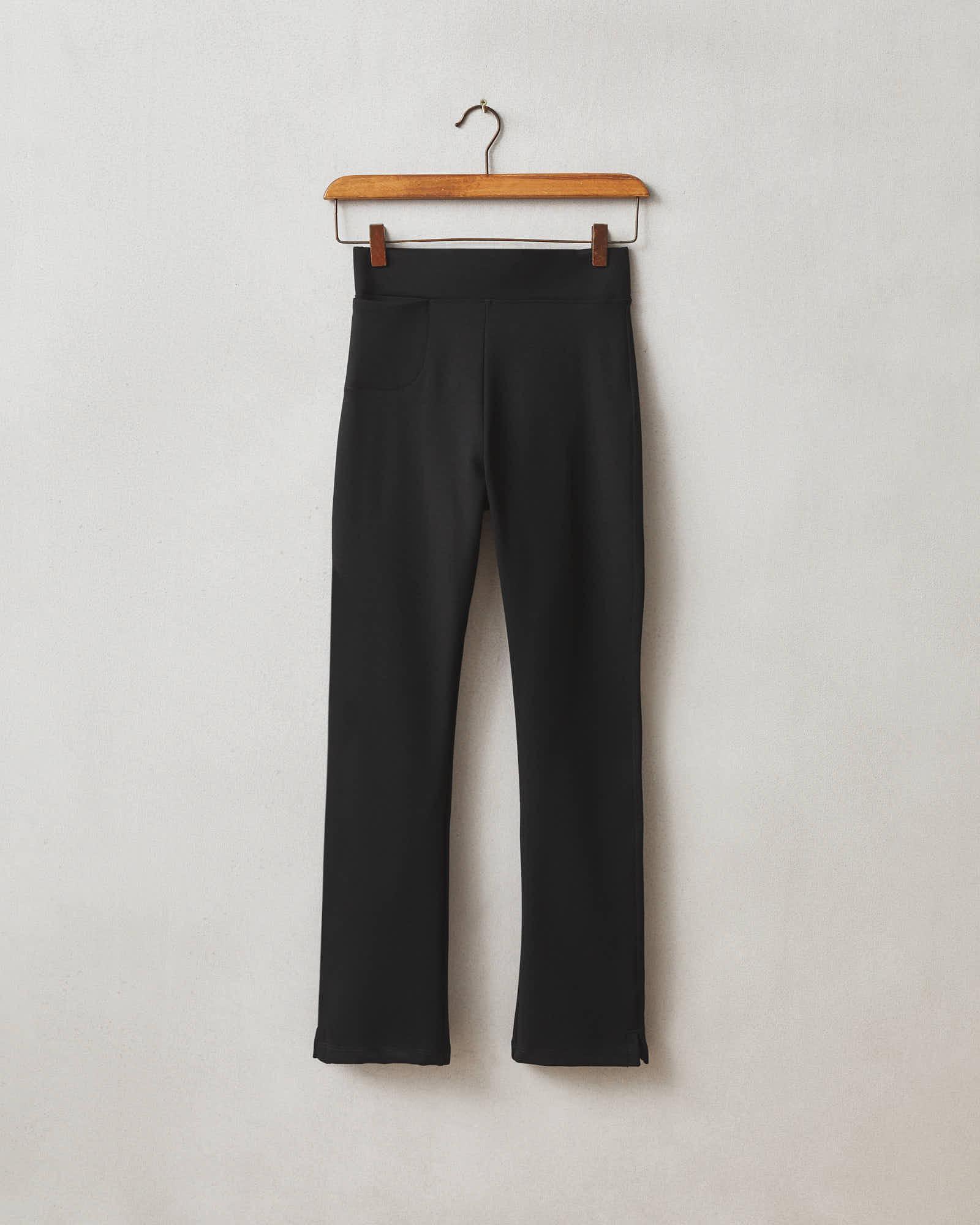 Ponte Kick Flare Pant - Super Black Product Image