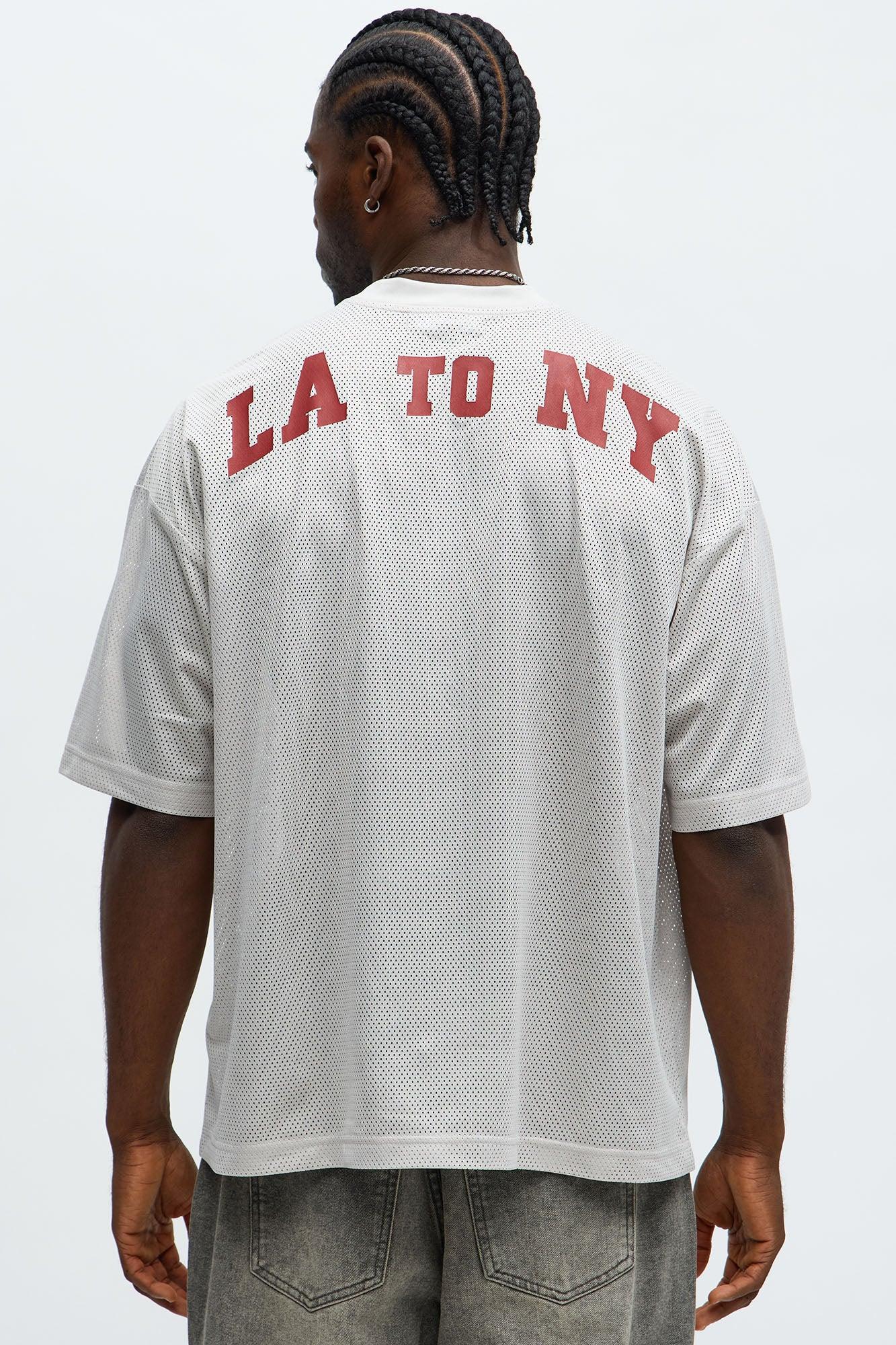 Regular Fit LA To NY Tshirt - Taupe Male Product Image