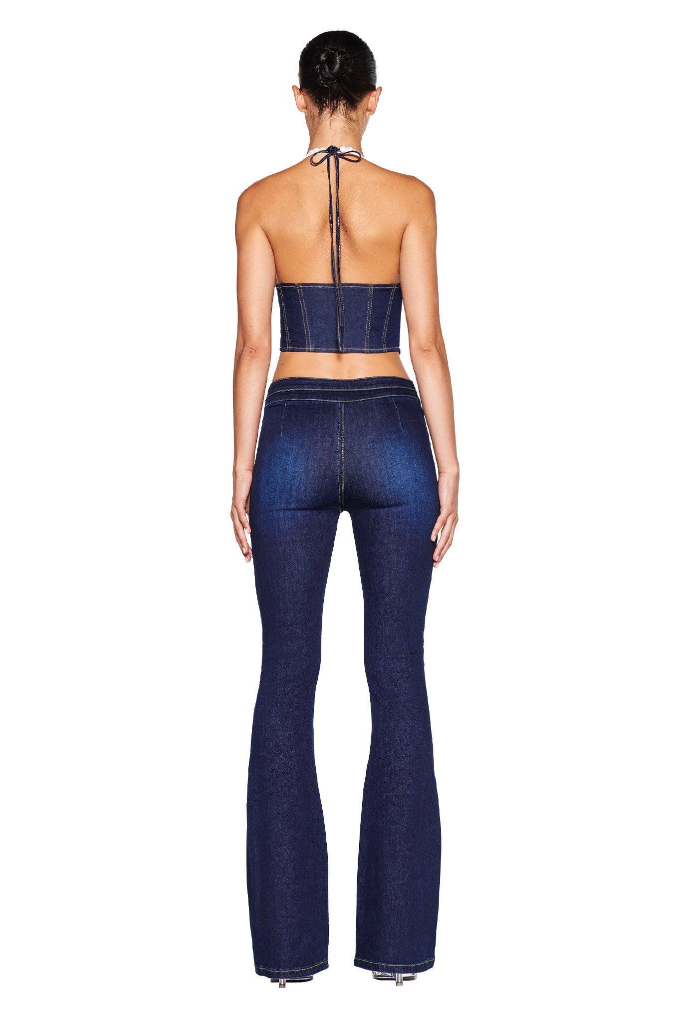 ELLENA JEAN 2.0 - BLUE : DARK WASH Product Image