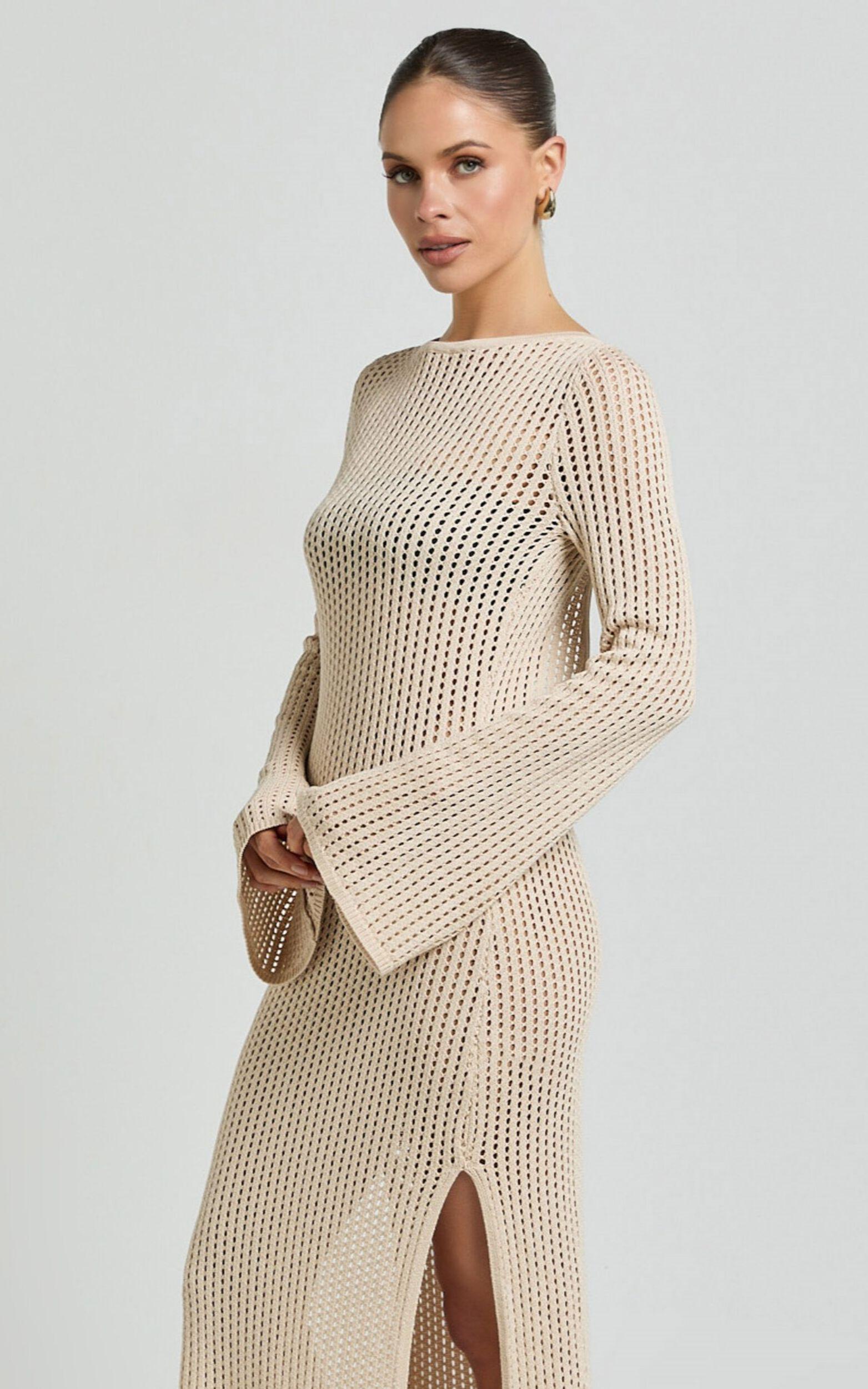 Seven Wonders - Poppi Midi Dress in Sand Product Image