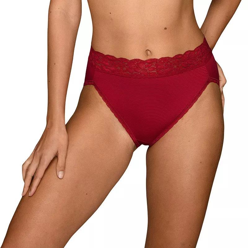 Womens Vanity Fair Lingerie Flattering Lace Hi-Cut Panty 13280 Product Image