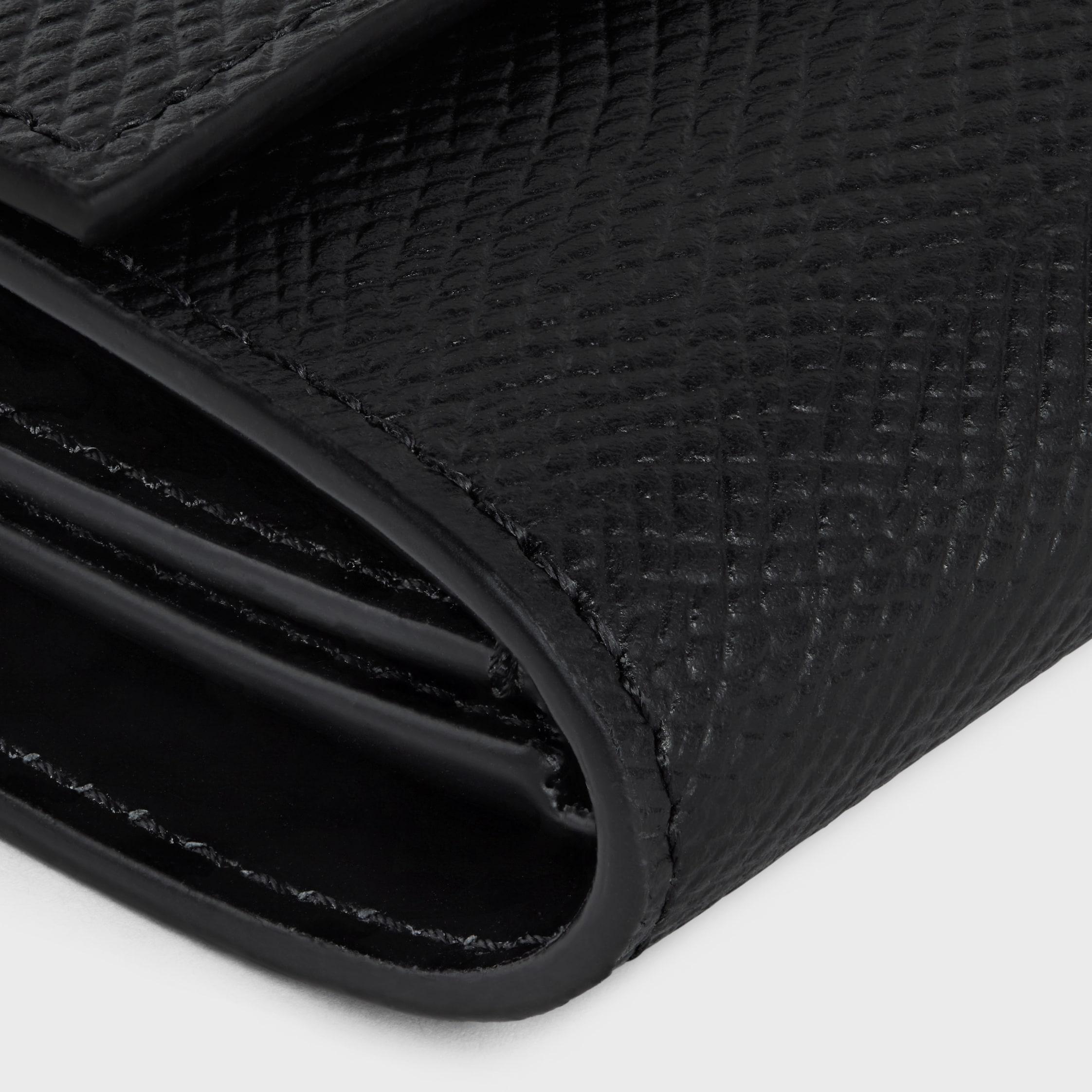 Tri-fold Wallet IN Grained Calfskin Product Image