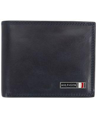 Tommy Hilfiger Mens Rfid Genuine Leather Traveler Wallet Product Image