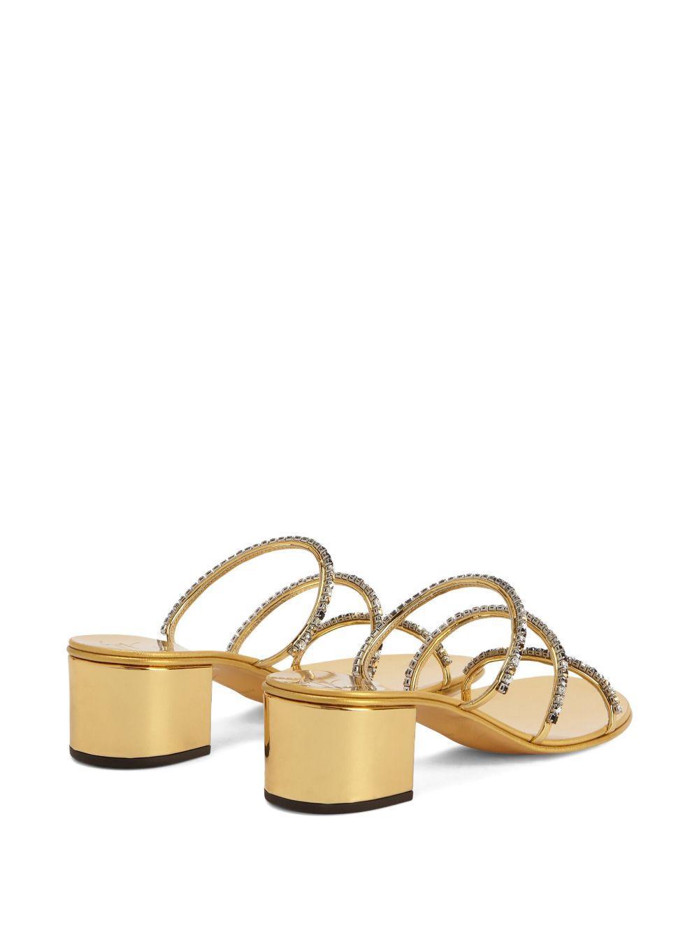 crystal-embellished heeled sandals Product Image