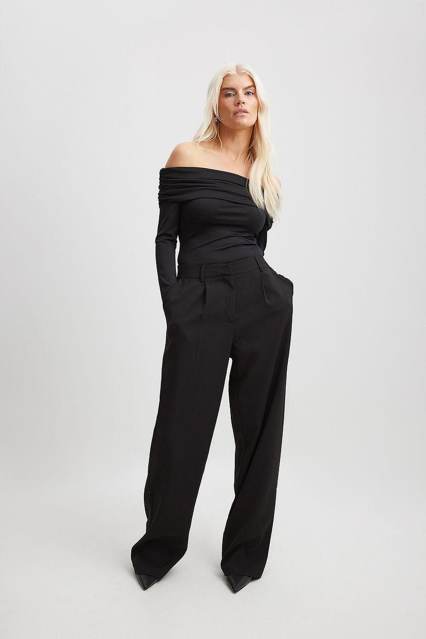 Off Shoulder Jersey Top Product Image