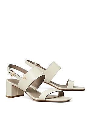 Tory Burch Womens Leather Block Heel Sandals Product Image