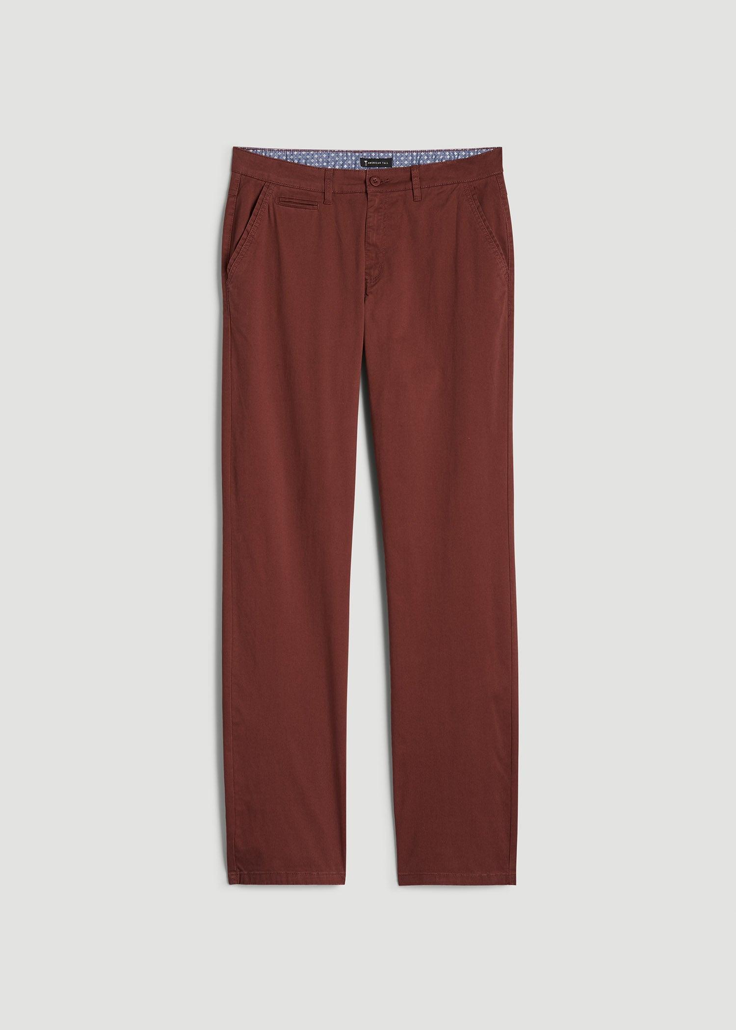 Mason RELAXED Chinos for Tall Men in Intense Rust Male Product Image
