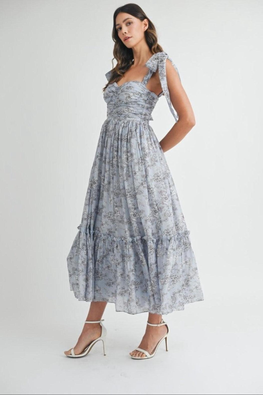 Floral Chiffon Dress Product Image