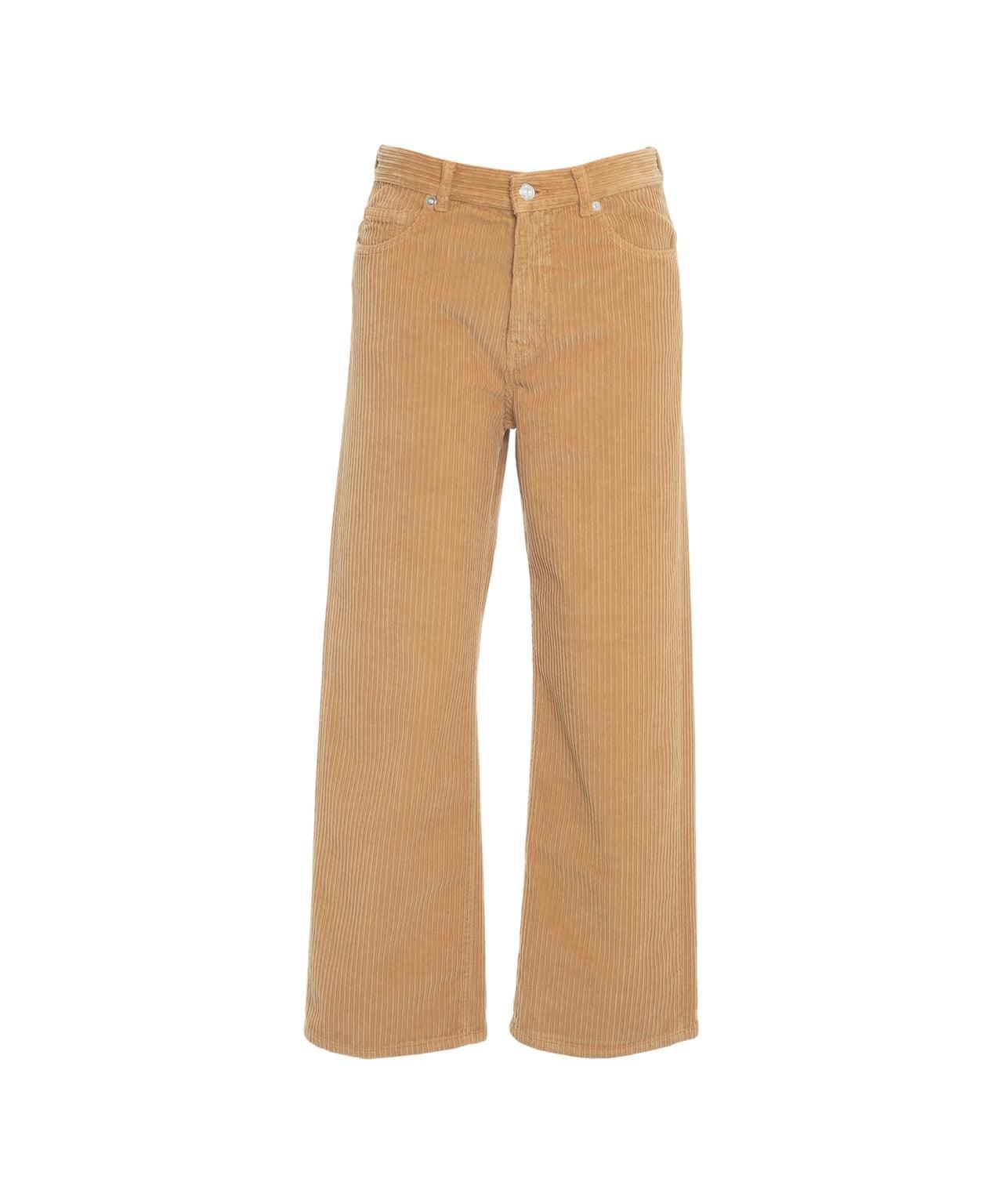 Wide leg cord pants Product Image