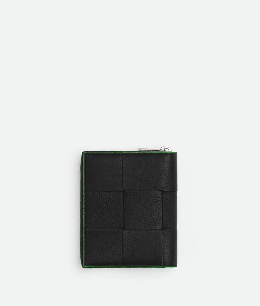 Men's Cassette Zip Around Wallet in Black Product Image