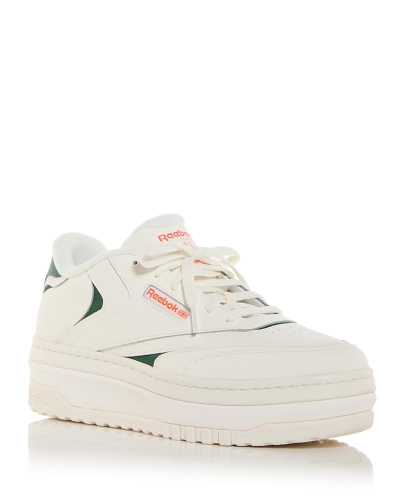 Reebok Womens Club C Extra Platform Low Top Sneakers Product Image