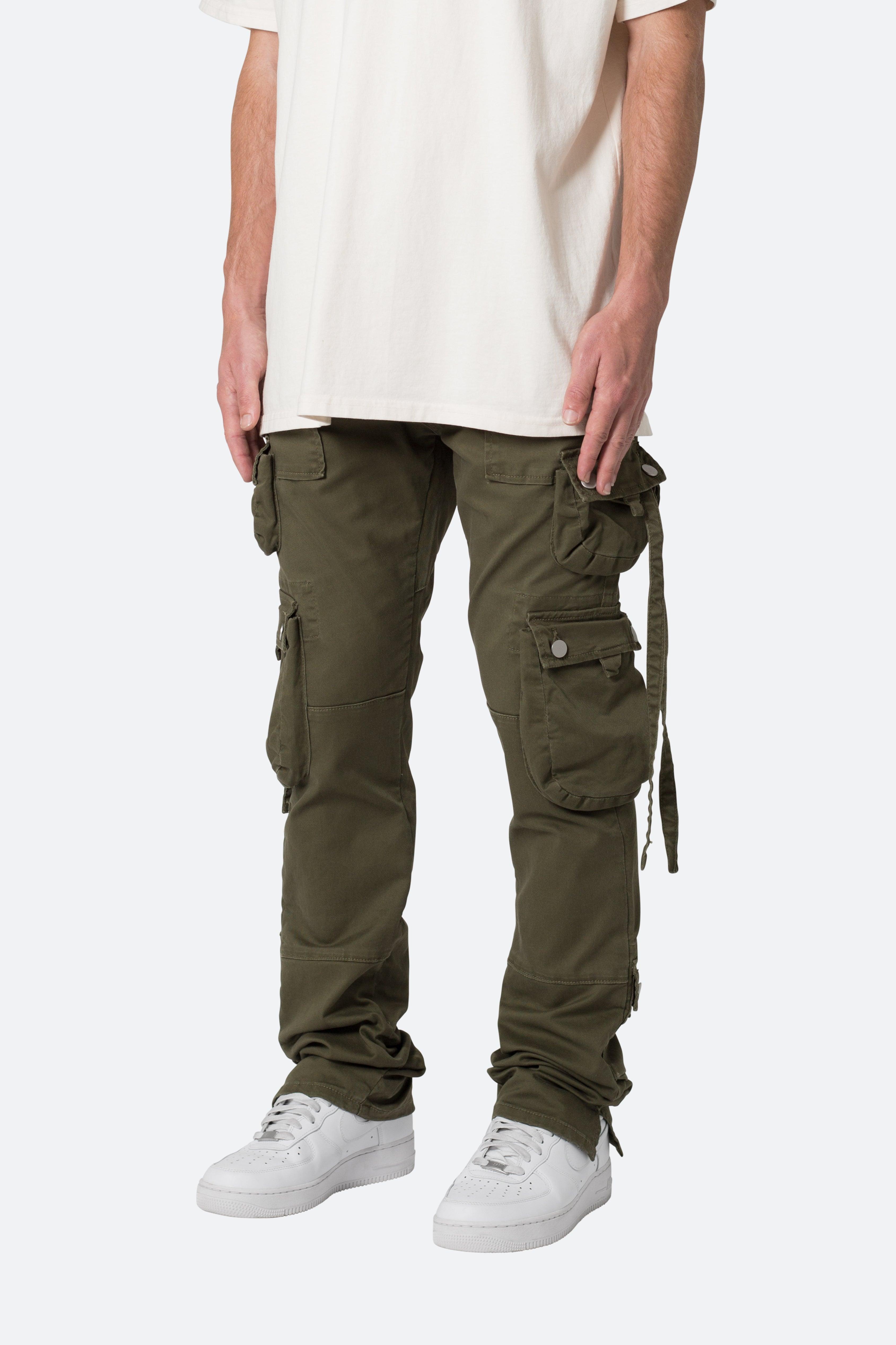 D152 Cargo Pants - Olive Product Image