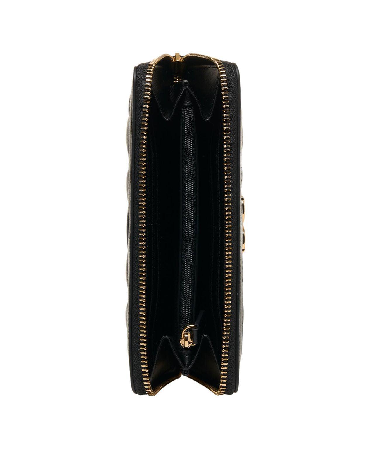 Quilted wallet with logo Product Image