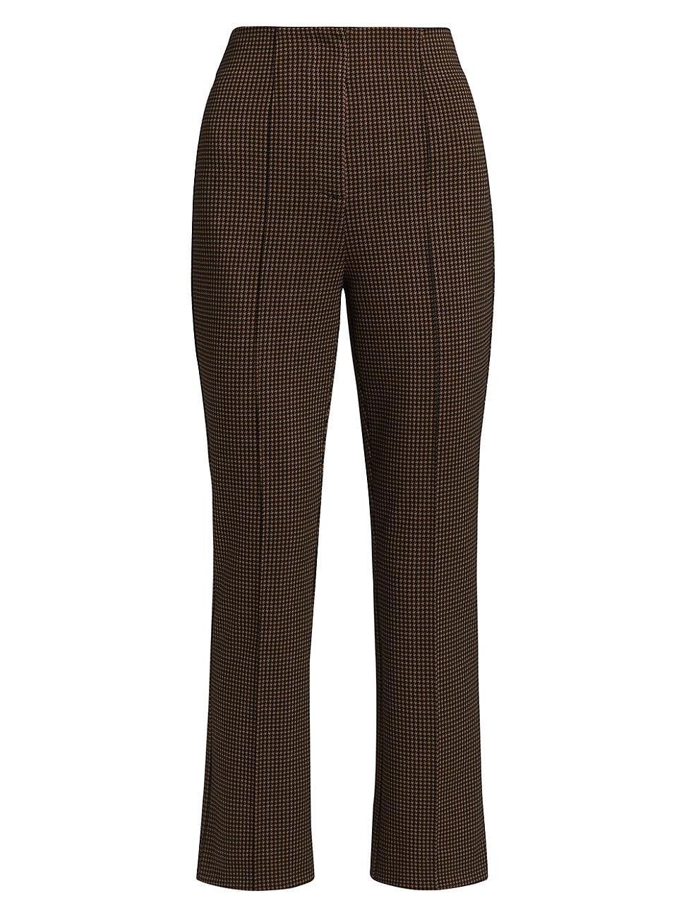 Womens Kean Houndstooth Flare Pants Product Image