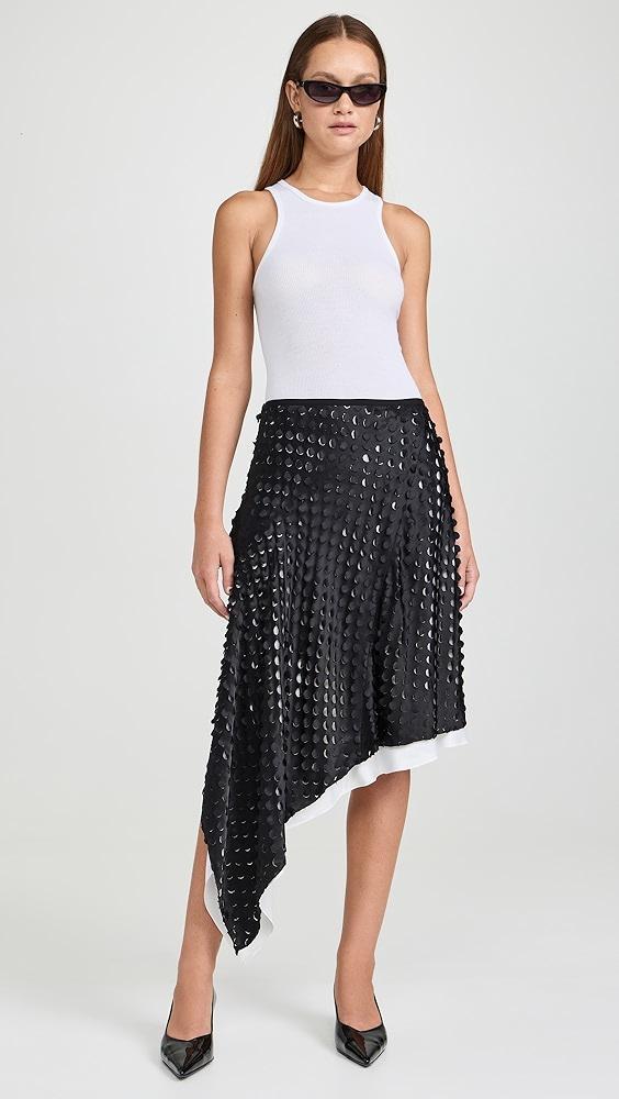 Helmut Lang Scarf Hem Skirt | Shopbop Product Image