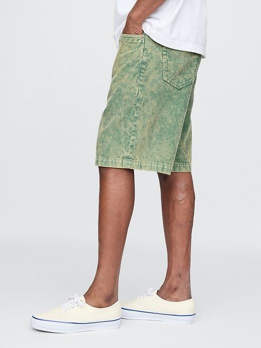 Washed Corduroy Shorts Product Image