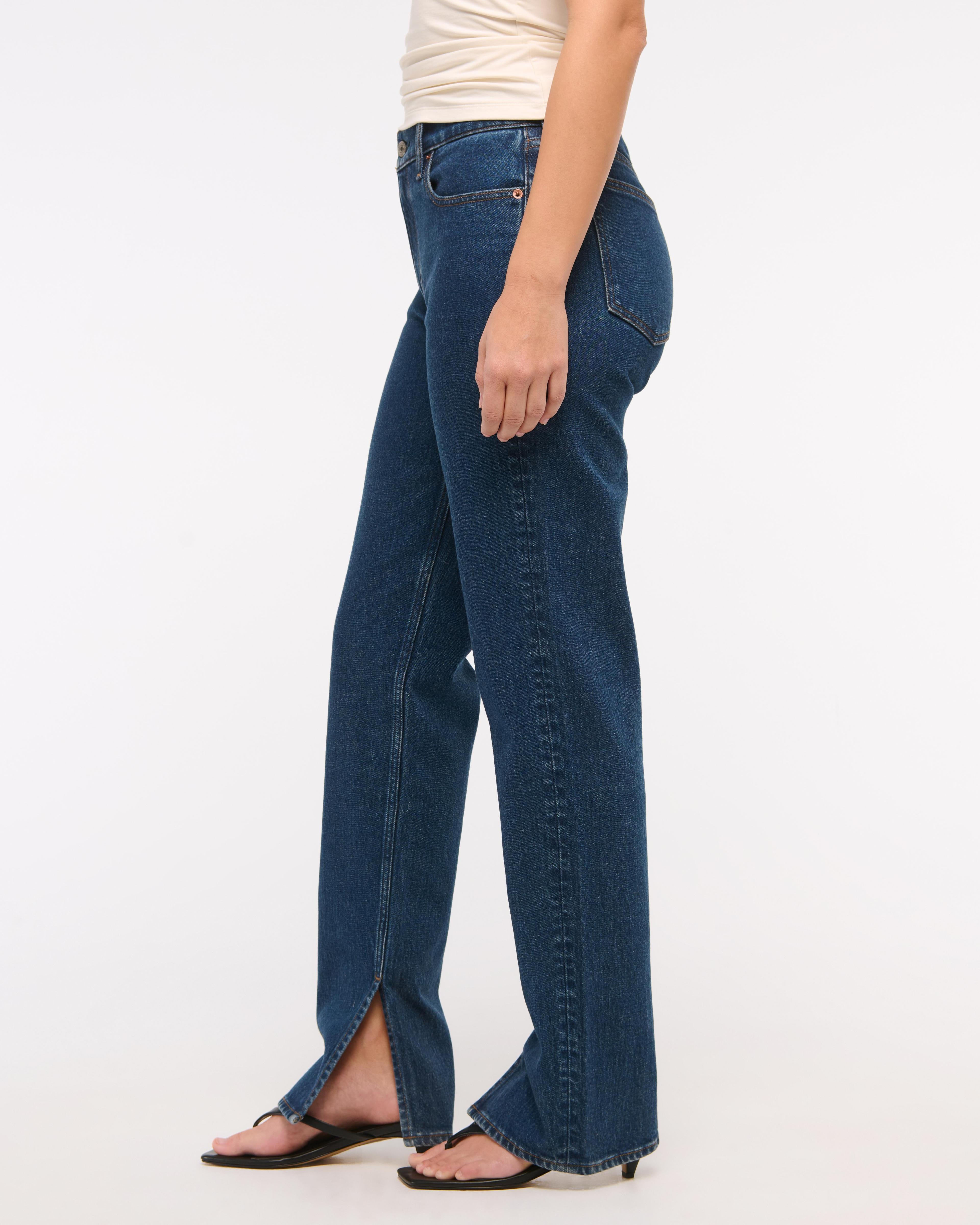 Curve Love Mid Rise 90s Straight Jean Product Image