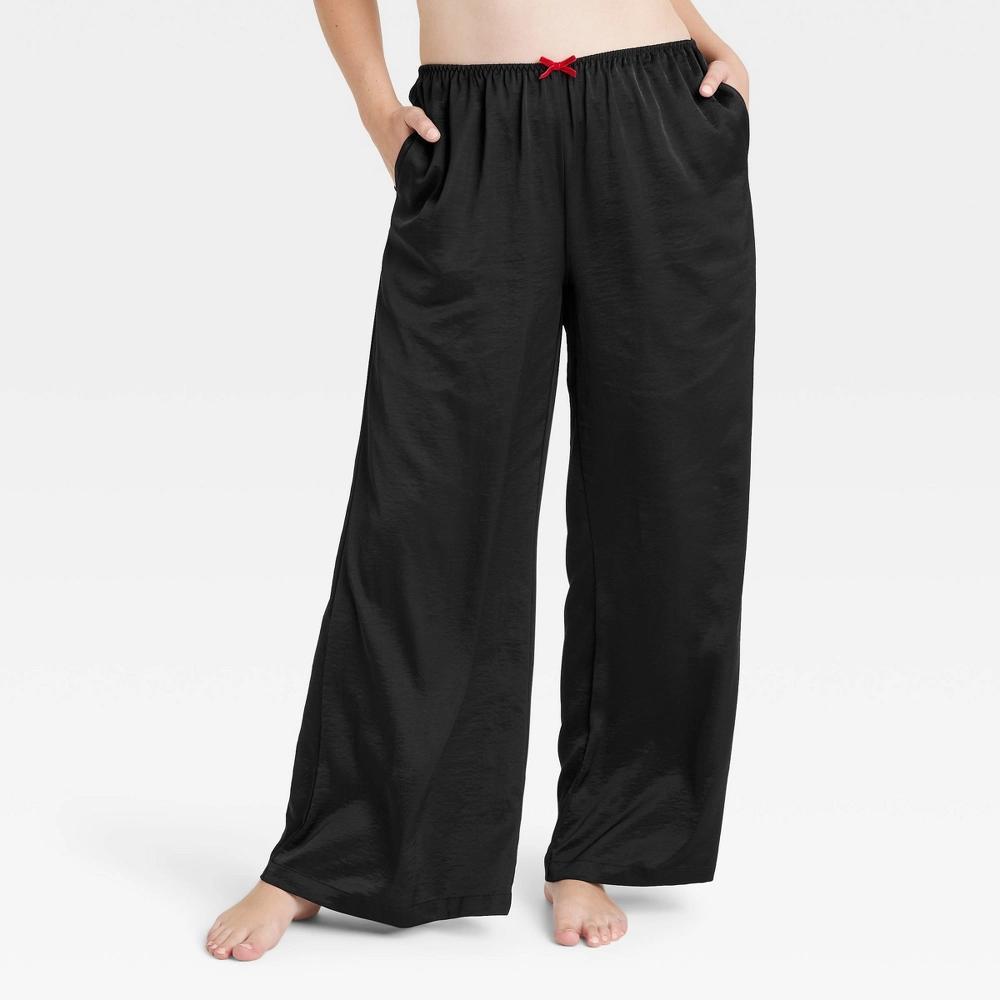 Women's Satin Pajama Pants - Auden™ Product Image