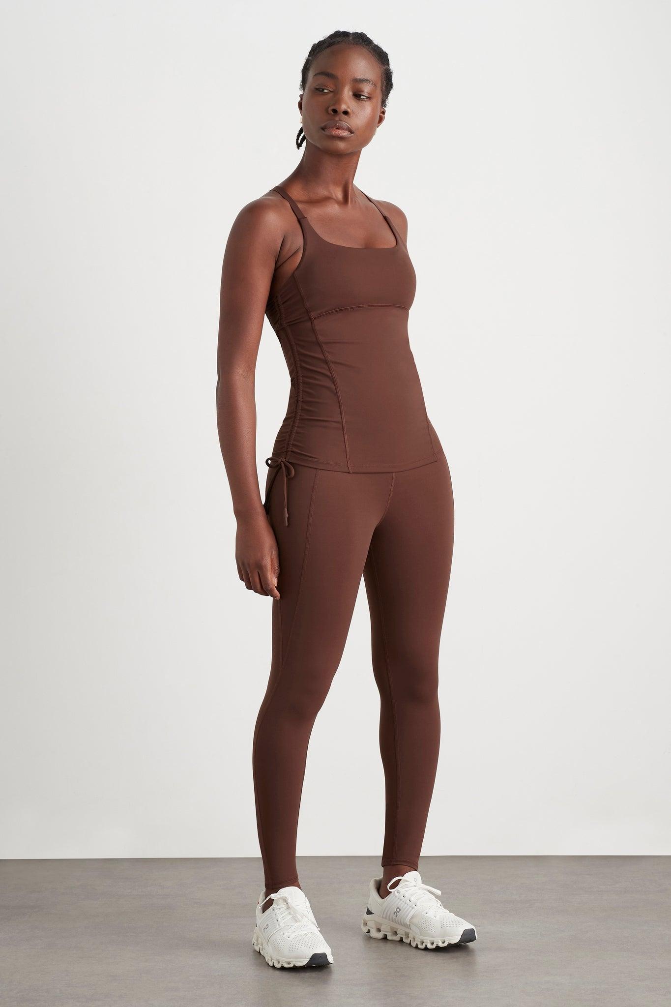 High Rise Drawstring Full Length Legging 225 Product Image