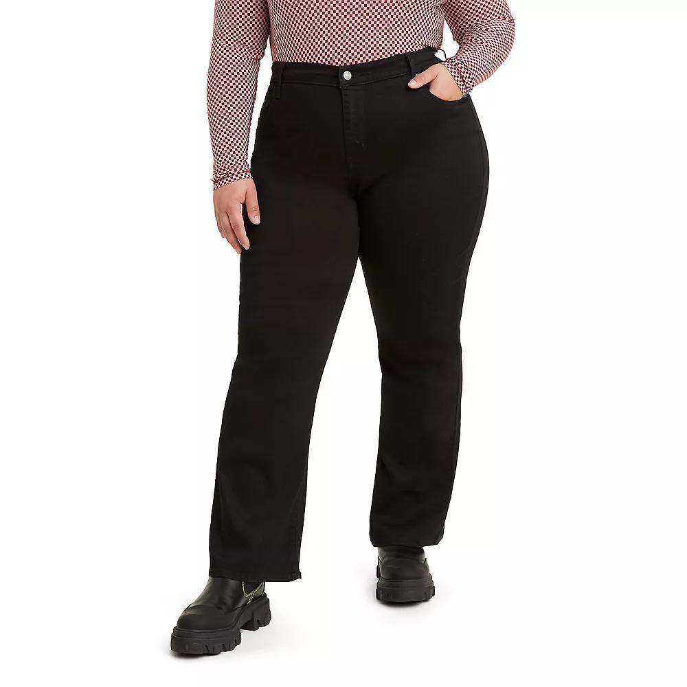 Plus Size Levi's® 725™ High-Rise Bootcut Jeans, Women's, Size: 20 - Regular, Soft Black Product Image