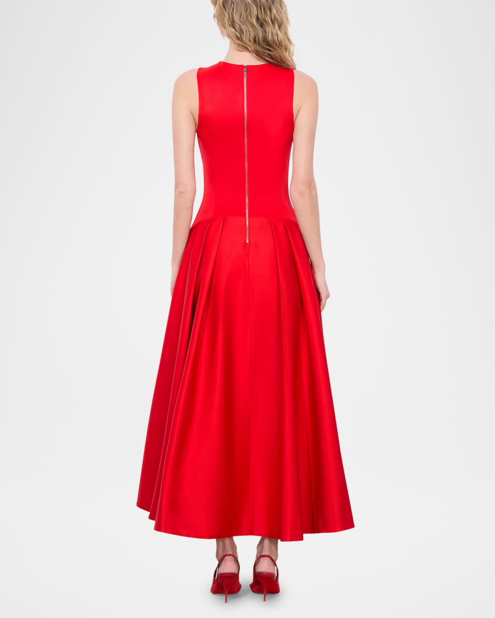 Adley Drop-Waist Midi Dress Product Image