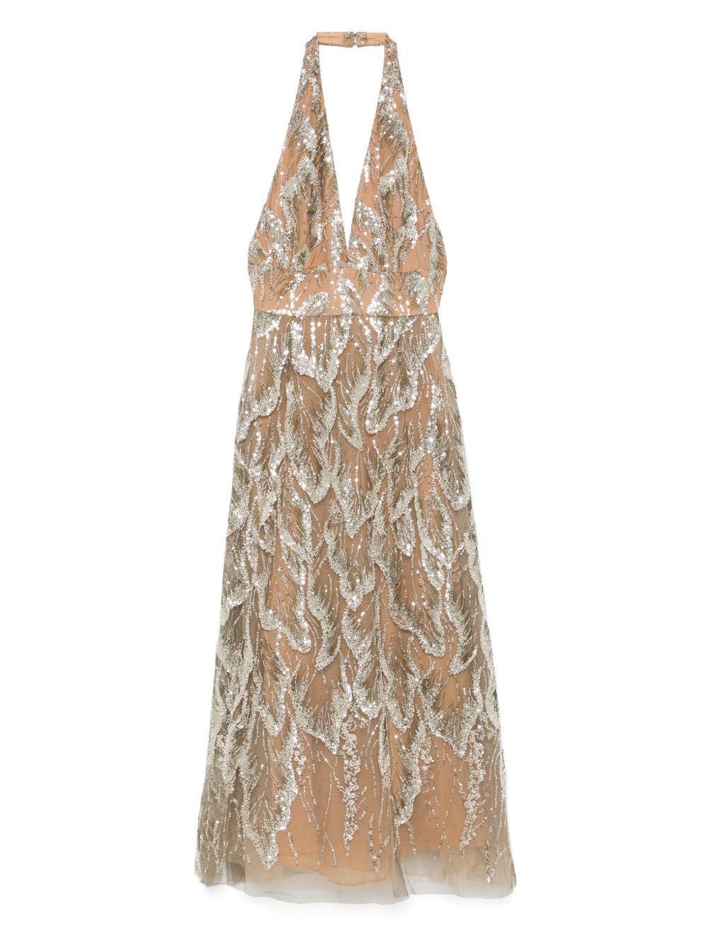 sequin-embellished midi dress Product Image