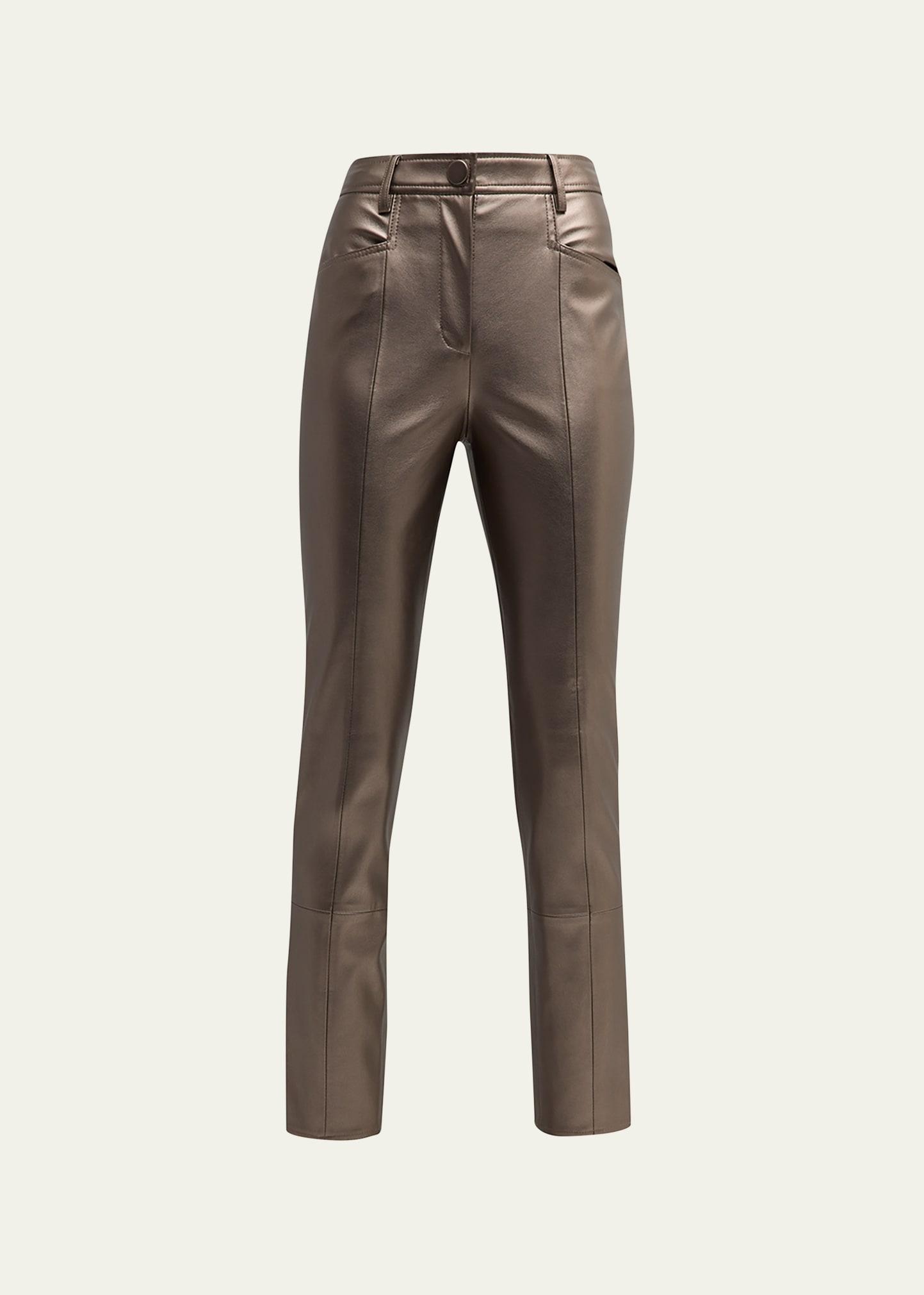 Rue Faux Leather Skinny Pants Product Image