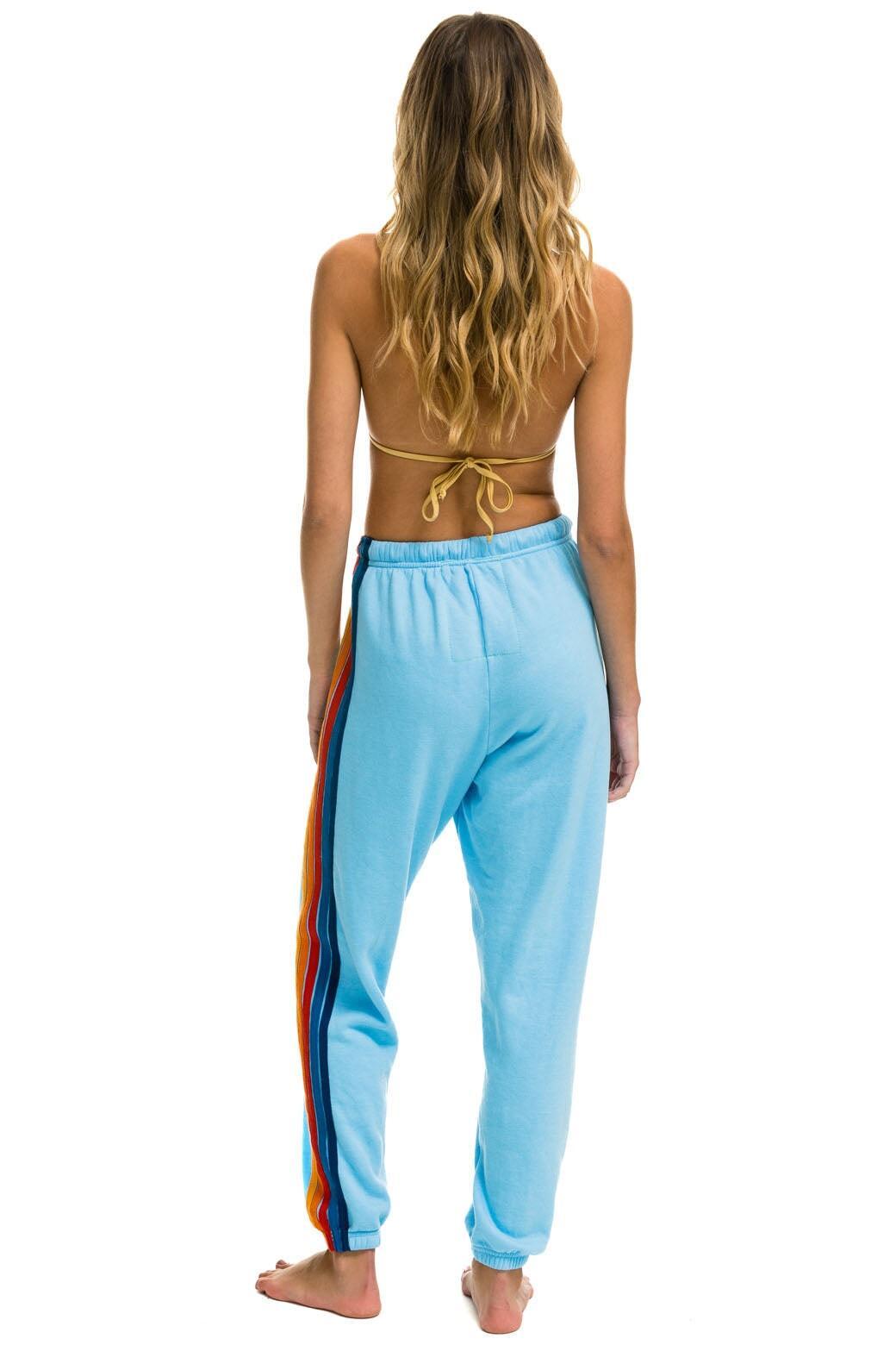 5 STRIPE SWEATPANTS - SKY 2 Female Product Image