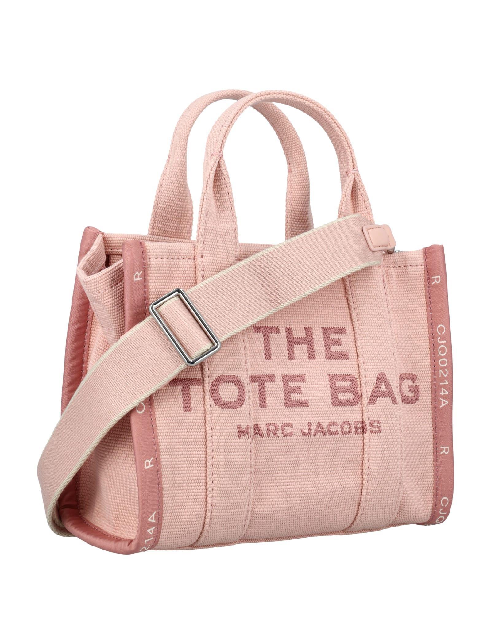 MARC JACOBS The Medium Jacquard Tote Bag In Rose Product Image