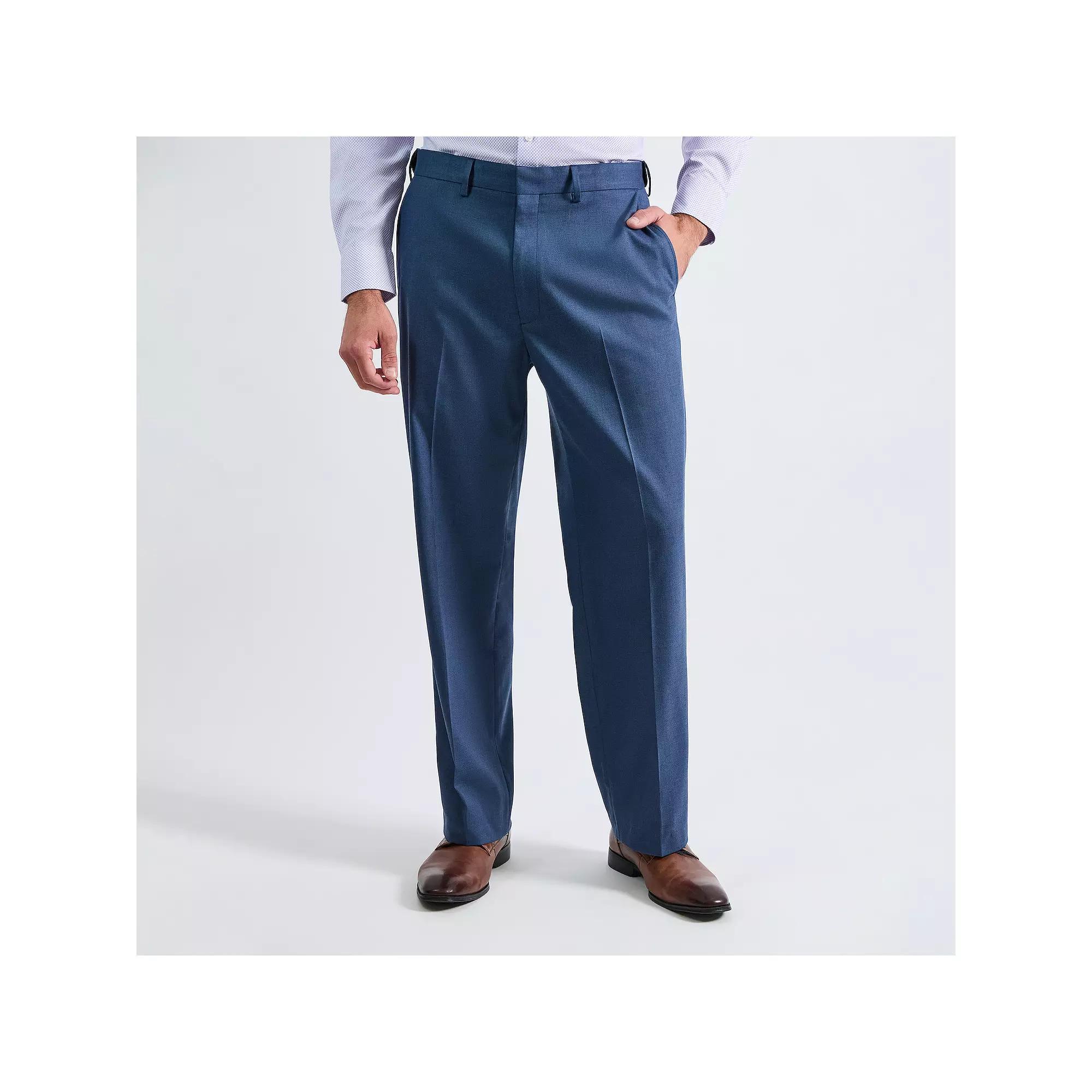 Men's Haggar® Premium Classic-Fit Flat-Front Stretch Suit Pants,  Product Image