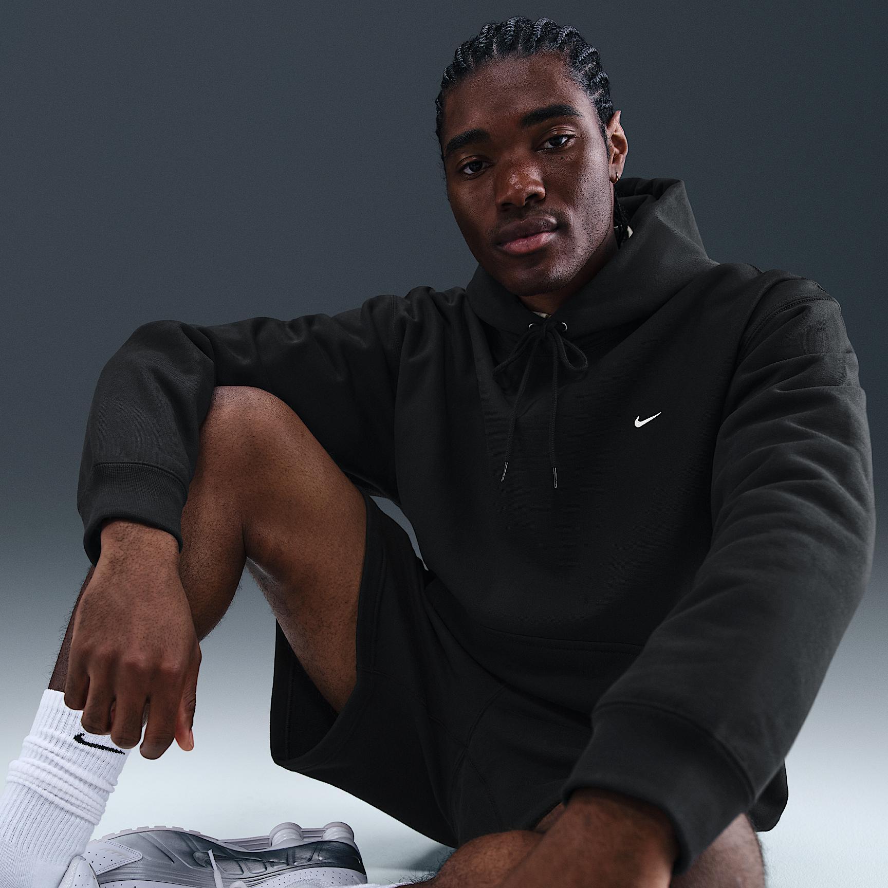 Nike Mens Solo Swoosh Pullover Hoodie | HV1082-010 Product Image