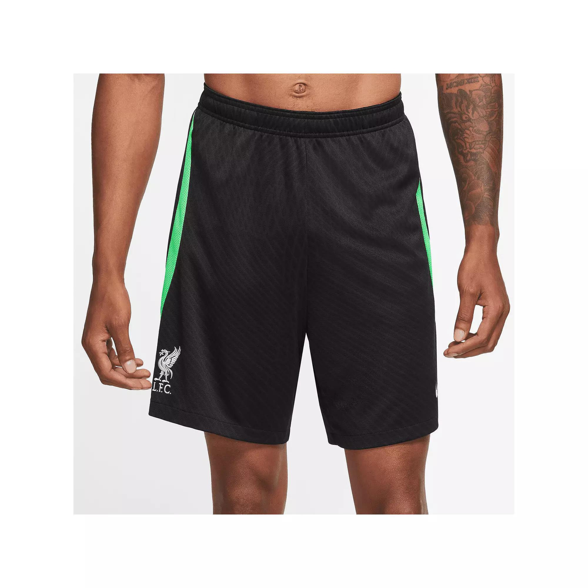 Men's Nike Black Liverpool Strike Performance Shorts, Size: Large, Lvp Black Product Image